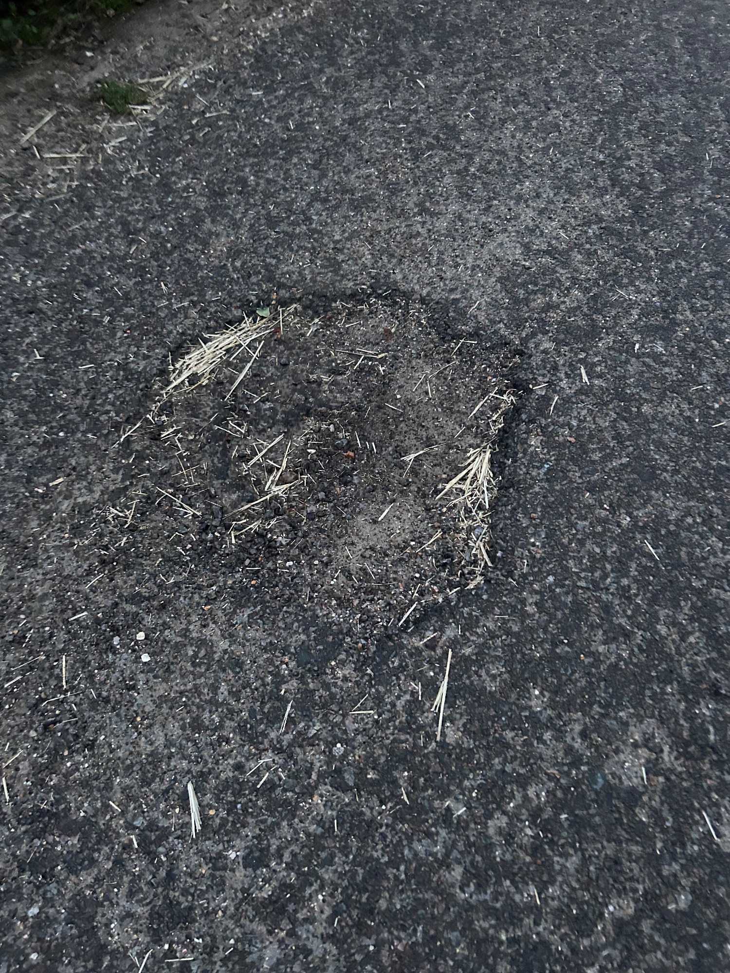 Pothole on Royston Road