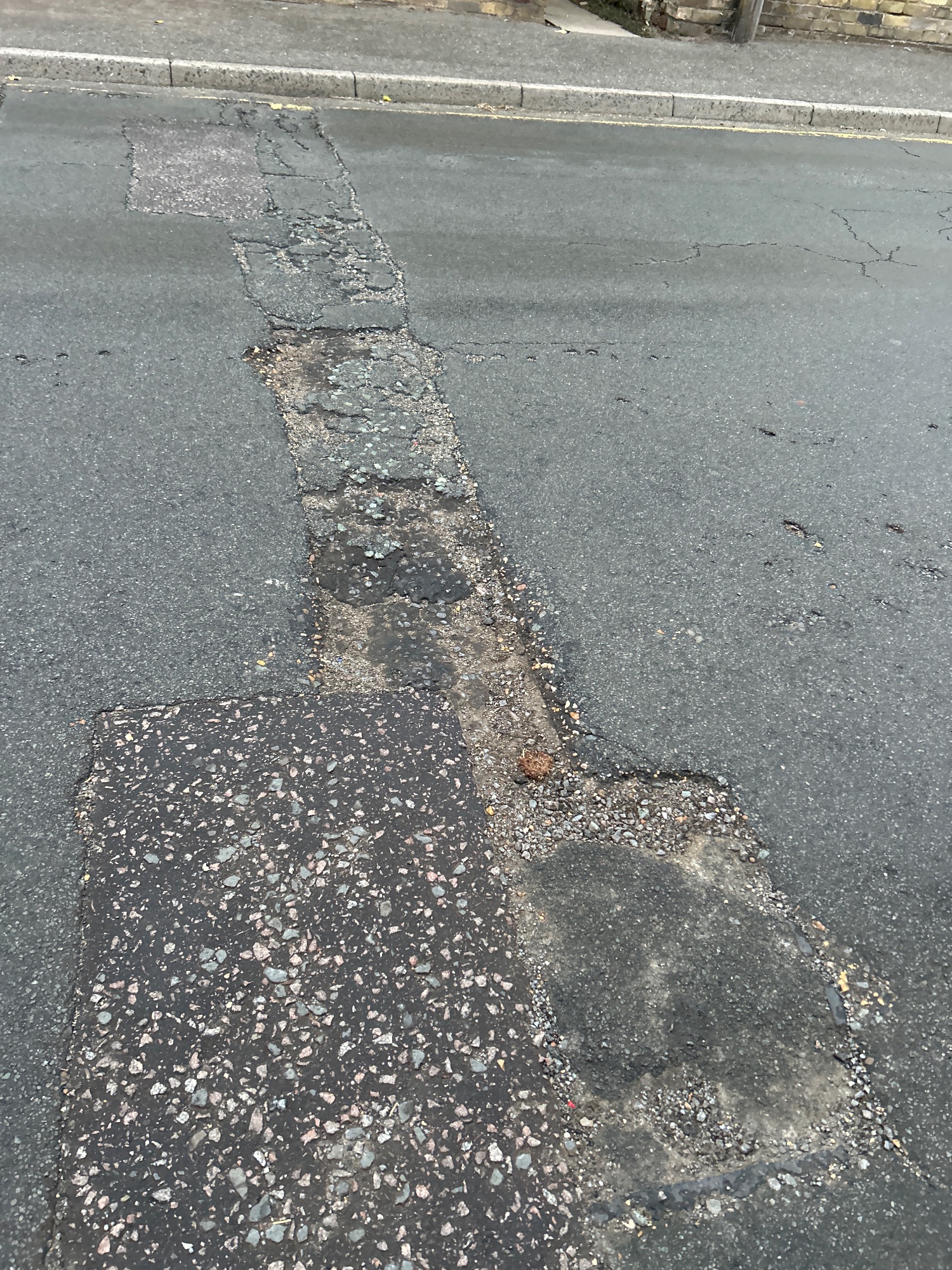 Pothole on High Street