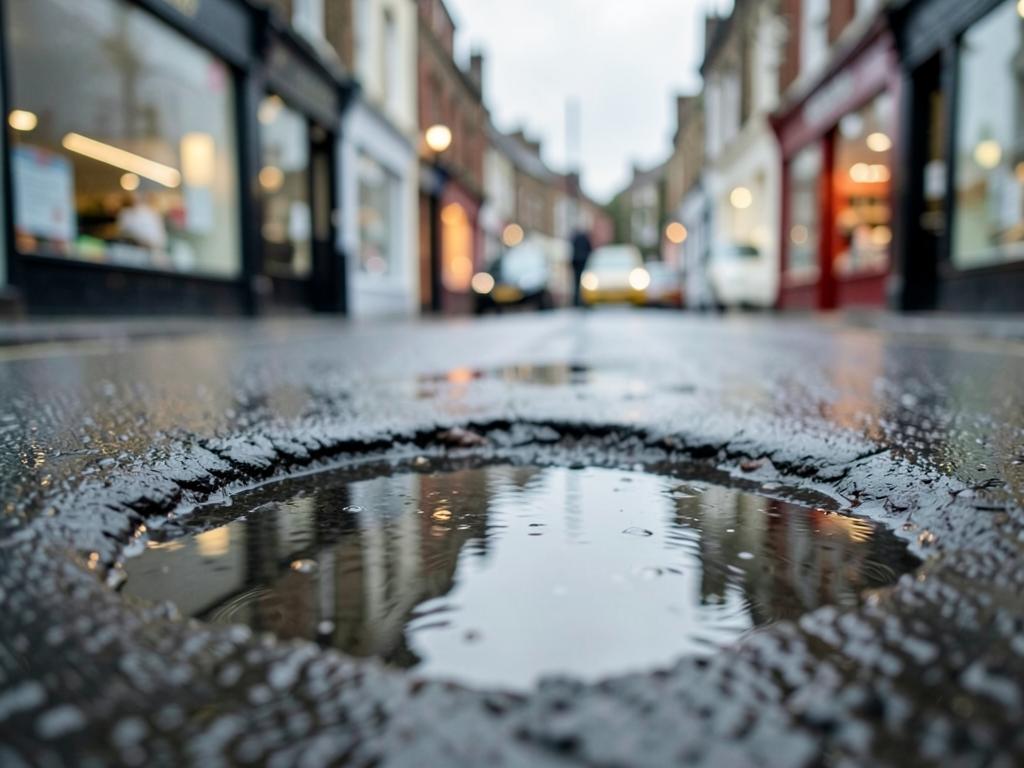 Pothole on Park Street